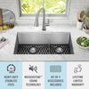 32&rdquo; Undermount Stainless Steel Double Bowl Kitchen Sink with Accessories